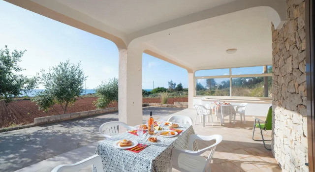 Апартаменты Standard La Conchiglia di Torre Vado With Sea View