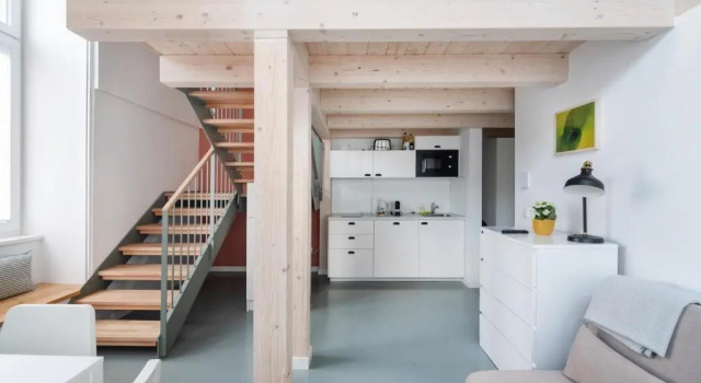 Семейная студия Vorgarten Apartments - central, new and stylish for your comfortable stay in Vienna