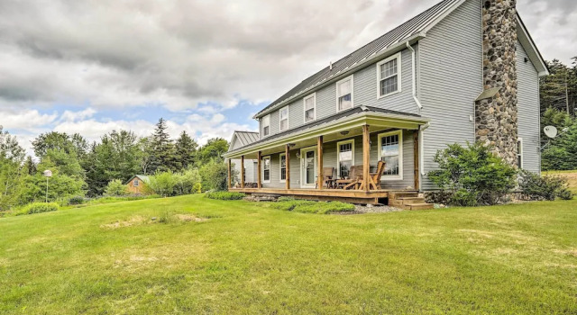Wilmington Home on 18 Acres ~ 9 Mi to Skiing!, Foglalás Nyaraló Wilmington Vermont