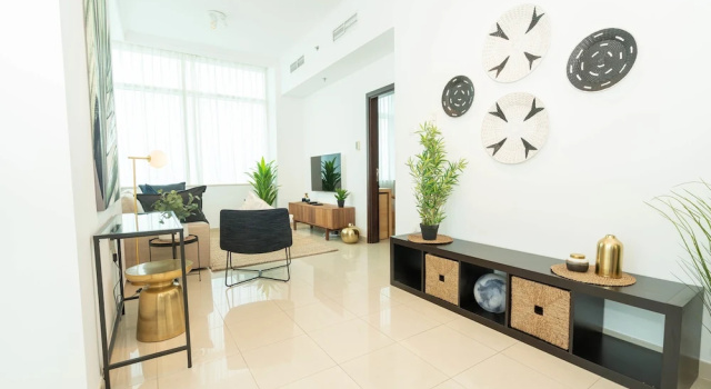 Апартаменты c 1 комнатой с видом на гавань FantaStay Botanica Towers
