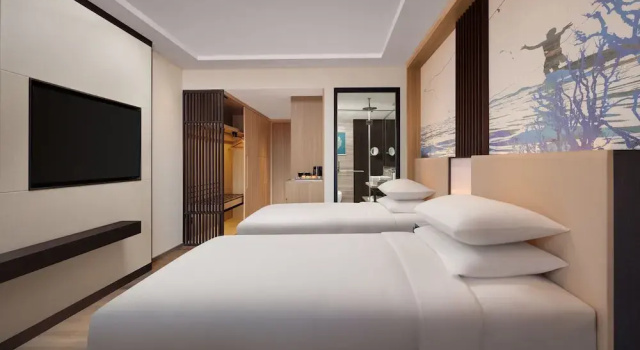 Четырёхместный номер Deluxe с видом на город Courtyard by Marriott Goa Colva
