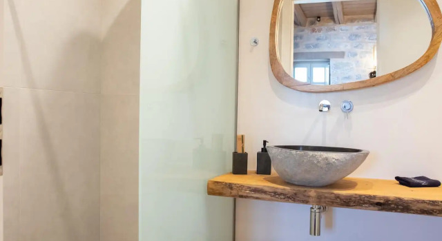 Двухместный люкс с видом на море Akrolithi Guesthouse