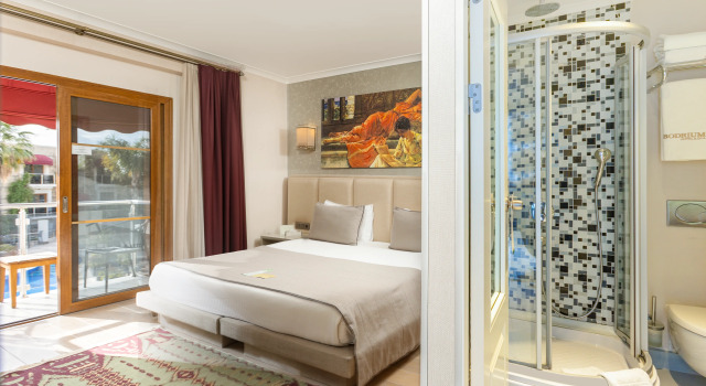 Одноместный номер Standard с видом на бассейн Bodrium Hotel & Spa - City Center