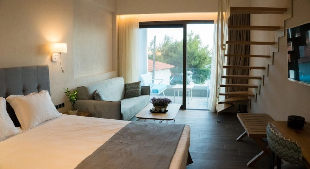 Номер Deluxe с видом на море Costa Domus Blue Luxury Apartments