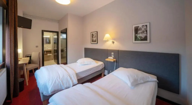 Standard Twin room Hôtel 3 étoiles et Restaurant - Le Verger De Bischwiller - Logis Hotels