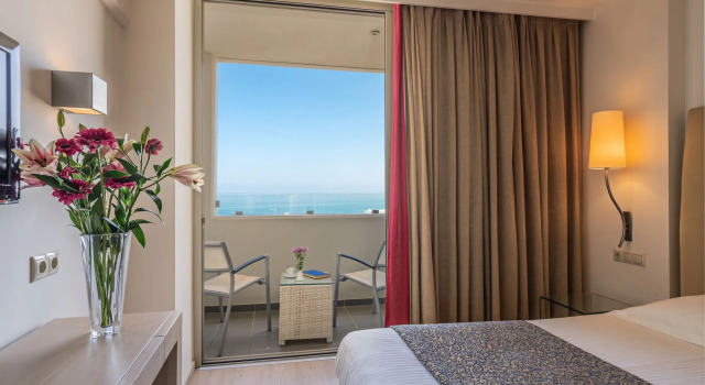 Двухместный номер с видом на море Kriti Beach Hotel
