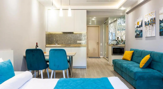 Crystal DeLuxe, Four Seasons F2, New Gudauri, Rezerwuj Apartament Hotele w Mtkheta-Mtianeti z basenem, Basen