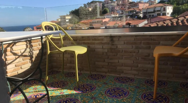 Люкс с видом на море Leda Suites