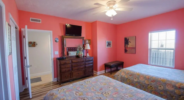 Myrtle Beach 401A Villa Villa 4, Забронировать Вилла Коттеджи Миртл-Бич, рядом с Парк аттракционов Фэмили-Кингдом, Коттедж