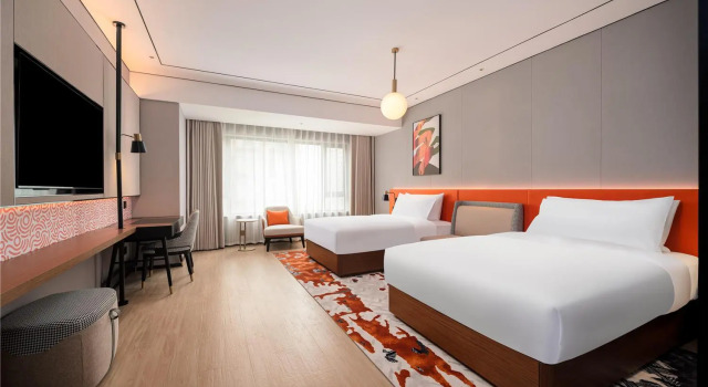 Двухместный номер Deluxe Hilton Garden Inn Taiyuan Jiefang Road