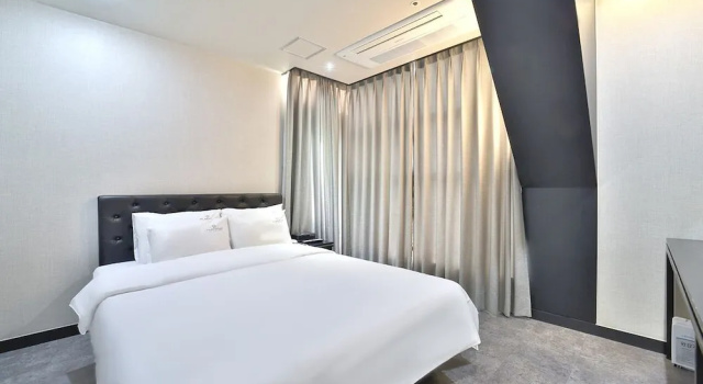 Camera doppia Standard con vista sulla città Busan Platinum Hotel Nampo