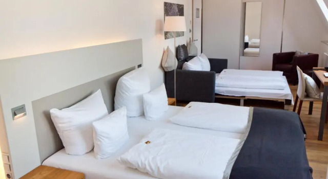 Двухместный номер Deluxe Qube Hotel Bergheim