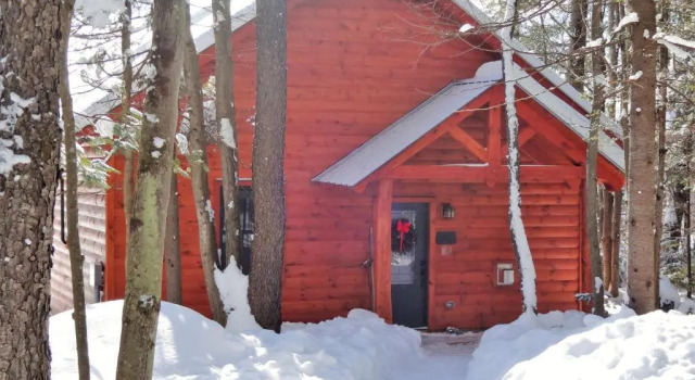 Номер Standard с видом на горы Robert Frost Mountain Cabins