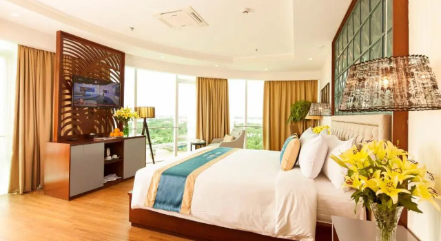 Двухместный номер Deluxe с видом на реку Ninh Kieu Riverside Hotel