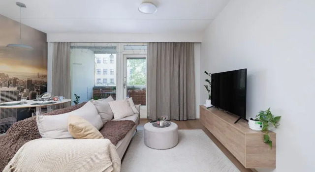 Апартаменты Comfort Downtown Oulu 2BR Apt
