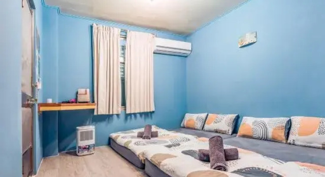 Четырёхместный люкс Green Island Ocean Rhythem dive B&B 綠島海韻民宿