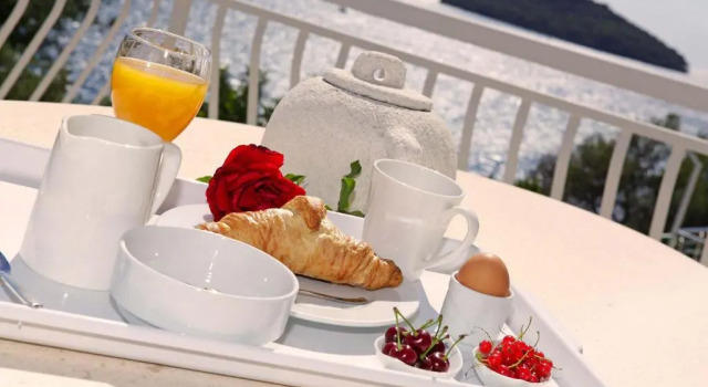 Двухместный номер Deluxe с балконом и с видом на море Boutique Hotel Villa Telenta