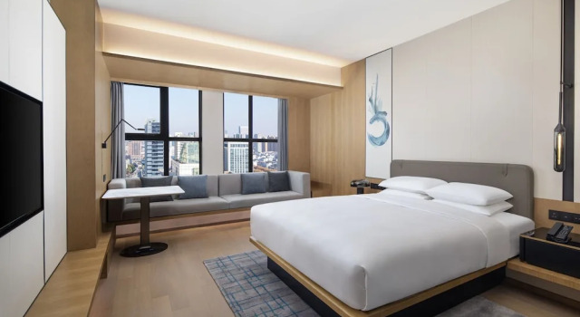 Двухместный номер Standard с видом на город Fairfield by Marriott Huaian Downtown