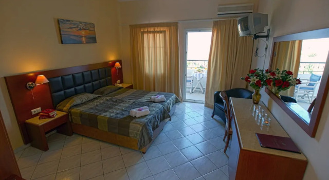 Camera doppia Standard 1 camera da letto con balcone e con vista mare Belvedere Aeolis Hotel