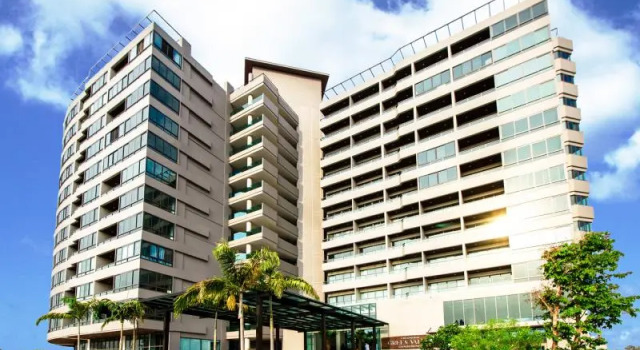 Кровать в общем номере Green Valley Executive Serviced Residence