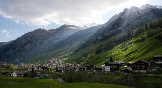 Habitación doble Estándar con vista panorámica Hotel Steinbock Vals