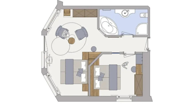 Люкс Superior Hotel Dorner B&B