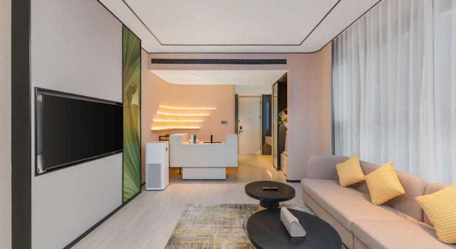 Двухместный люкс Deluxe Hilton Garden Inn Nanjing Hexi Olympic Sports Center