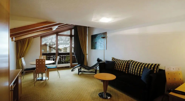 Люкс с видом на горы Alpine Hotel Perren