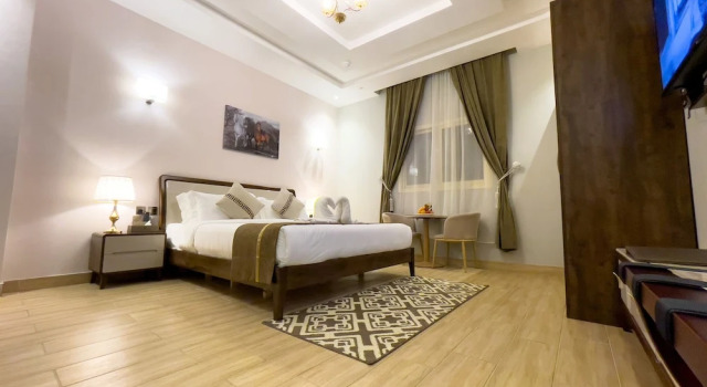 Апартаменты Deluxe с 2 комнатами معلم المدينة للشقق الفندقية City Landmark Hotel Suites