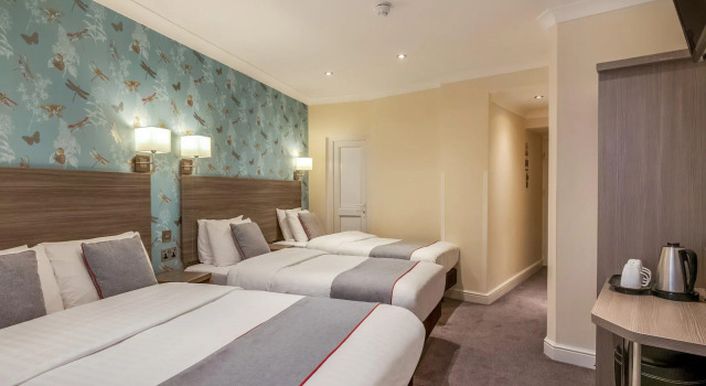 Четырёхместный номер Deluxe OYO Bakers Hotel London Victoria
