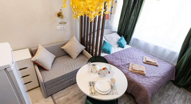 Студия MOKO Apartments (МОКО Апартментс) на улице Дегунинская 9 корпус 1