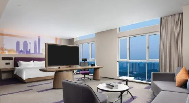 Люкс Hampton by Hilton Tianjin Haijiao Park National Convention and Exhibition Center