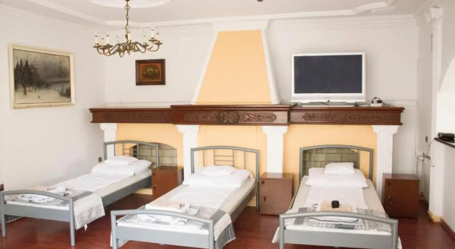 Кровать в общем номере Magic Garden Hostel