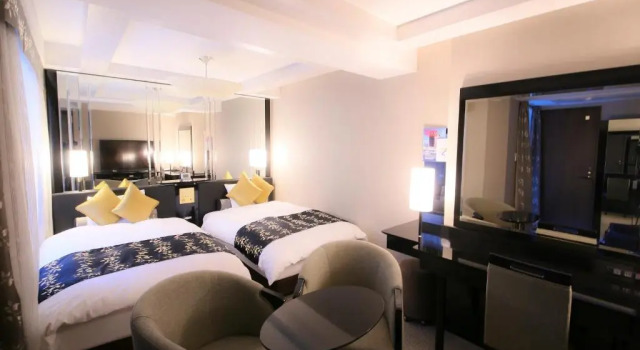 Двухместный номер Deluxe Apa Hotel Ginza Kyobashi Tokyo Eki Yaesu Minamiguchi