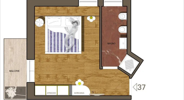 Двухместный номер Standard Hotel Zirmes