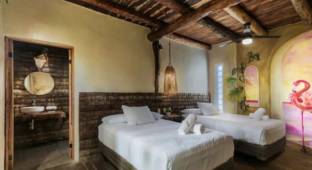 Четырёхместный номер Standard Hidden Treehouse Tulum EcoHotel
