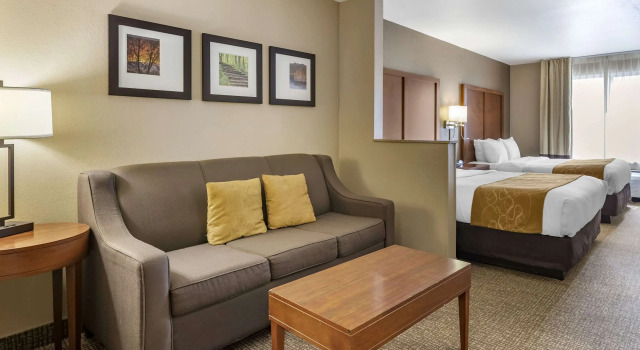 Четырёхместный люкс Comfort Suites Coralville I-80