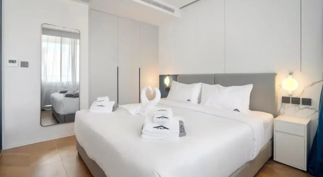 Апартаменты c 1 комнатой с балконом Beachfront 1bedroom Apartment
