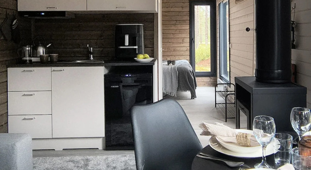 Шале Superior с красивым видом из окна Riverside Village Ylläs