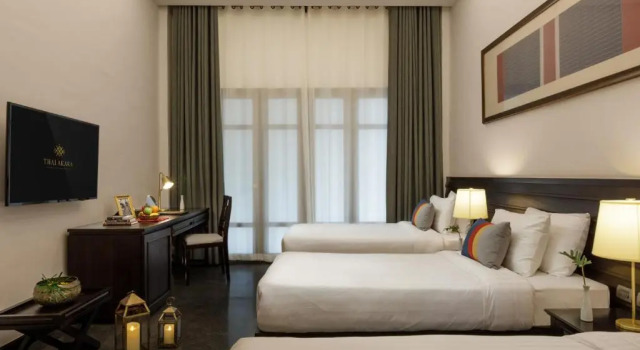 Трёхместный номер Standard с балконом Thai Akara - Lanna Boutique Hotel