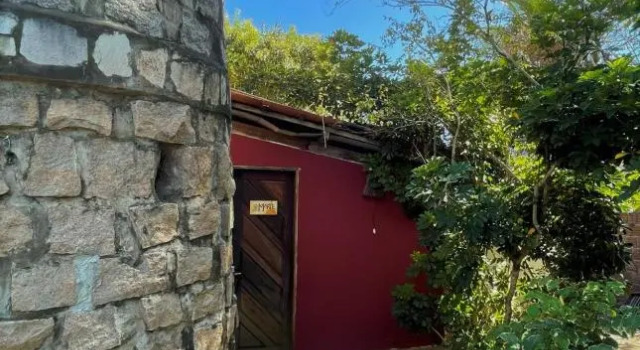 Кровать в общем номере Hostel do Ceu