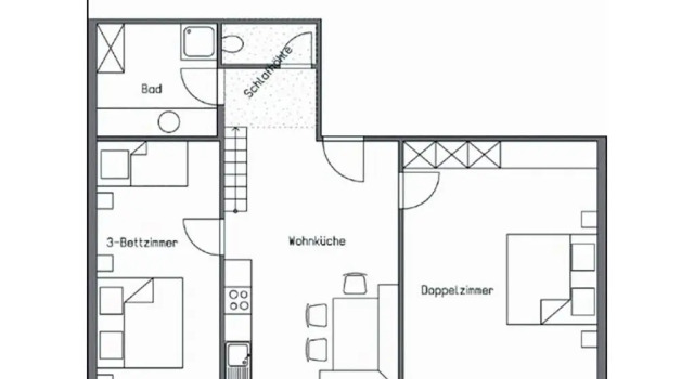 Апартаменты с 2 комнатами NigschHof