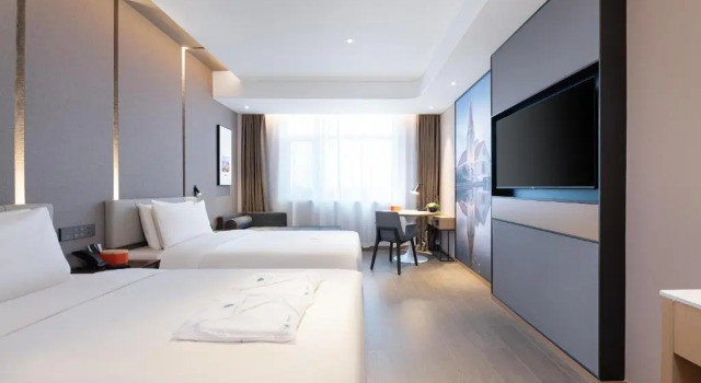 Двухместный номер Deluxe Atour Hotel Qingdao Jiaodong International Airport