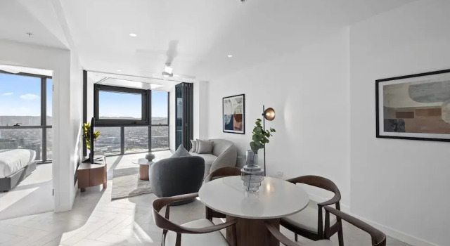 Люкс c 1 комнатой с красивым видом из окна Queens Wharf Apartments