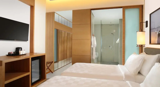 Deluxe Twin room Resinda Hotel Karawang