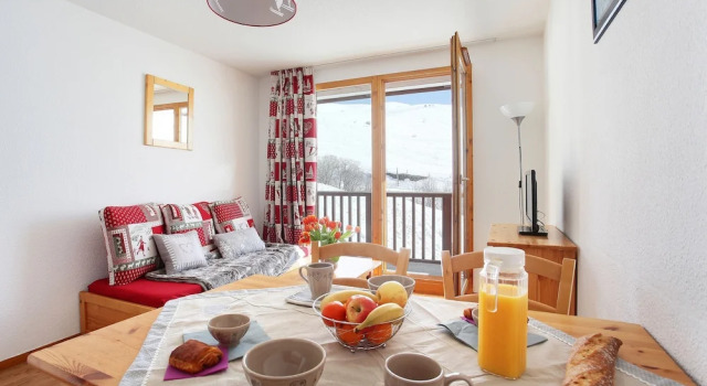 Апартаменты c 1 комнатой с балконом Résidence Les Balcons du Soleil