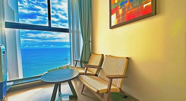 Двухместный номер Deluxe рядом с пляжем Sunrise Oceanfront Mui Ne - V Ruby