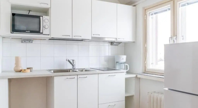 Студия Upper floor studio with a sea view