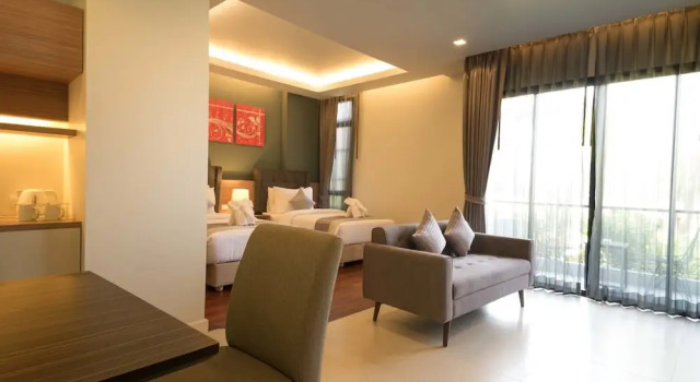 Двухместный номер Deluxe с балконом Green Ville Laguna Hotel
