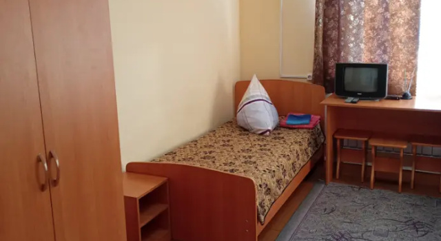 Кровать в общем номере Отель Русь